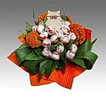 Bonbon csokor fa bagollyal